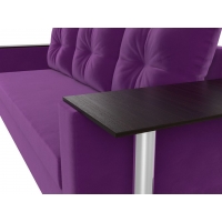 Диван Атланта лайт со столом (микровельвет фиолетовый) - Изображение 2